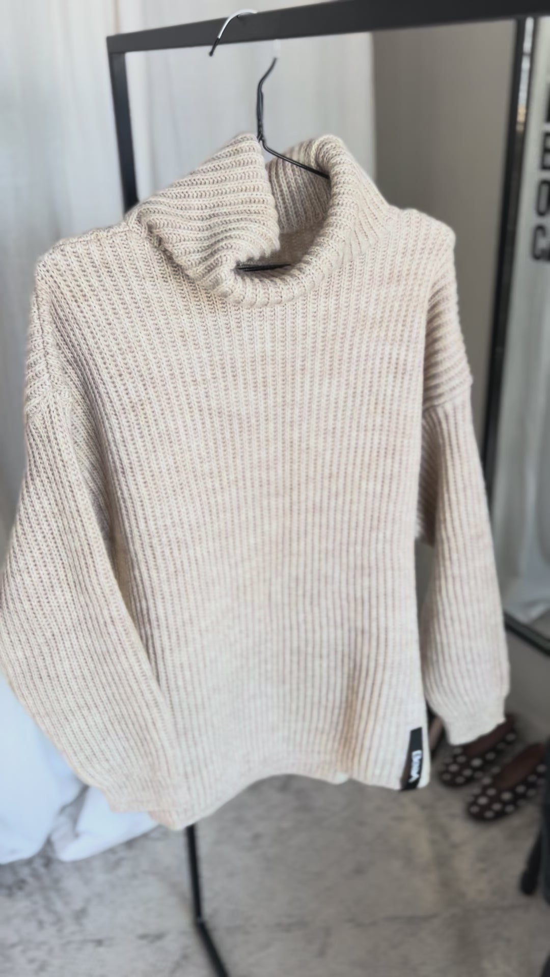 Sweater turtleneck Beige