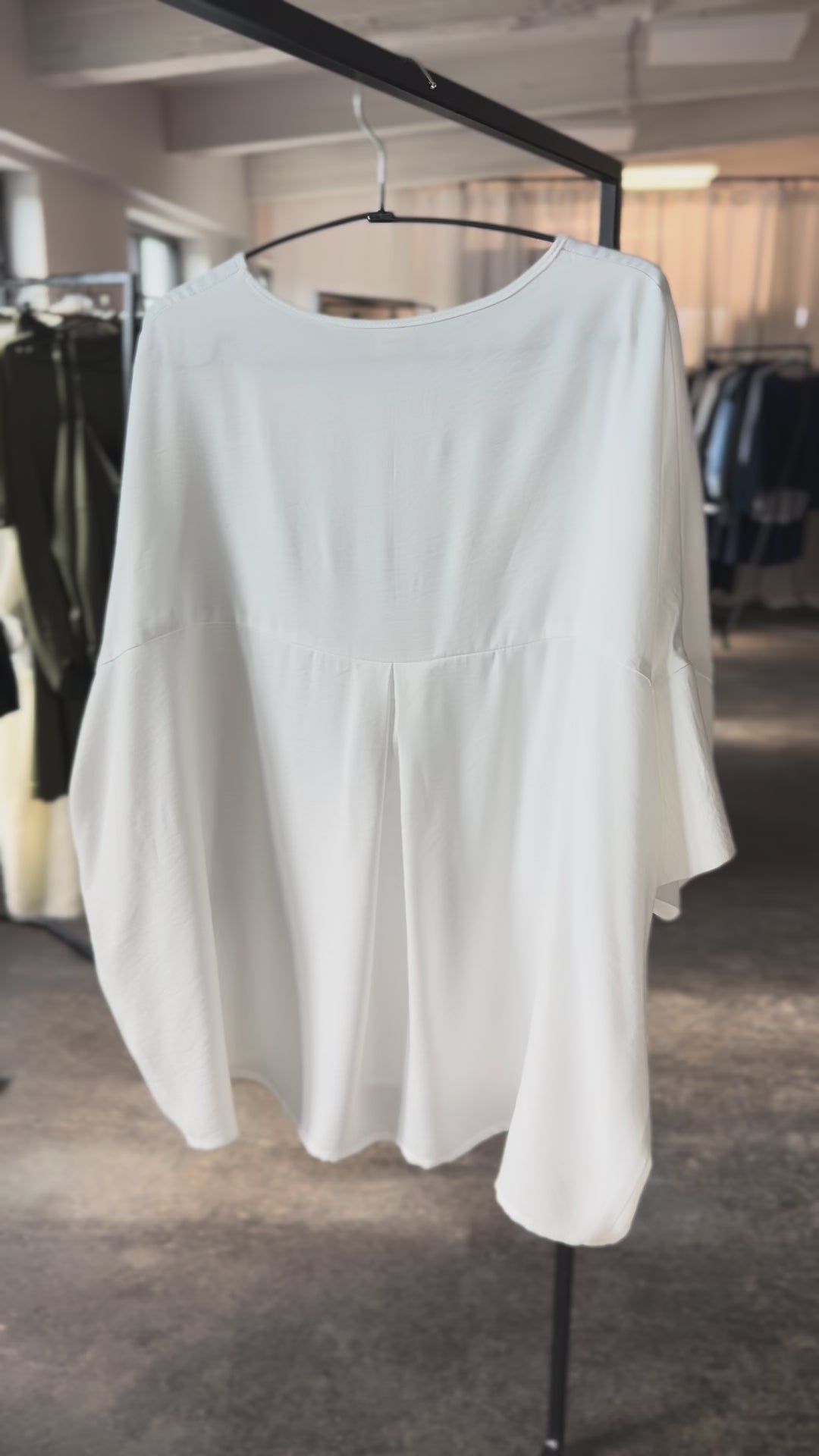 Pleat top Black or White