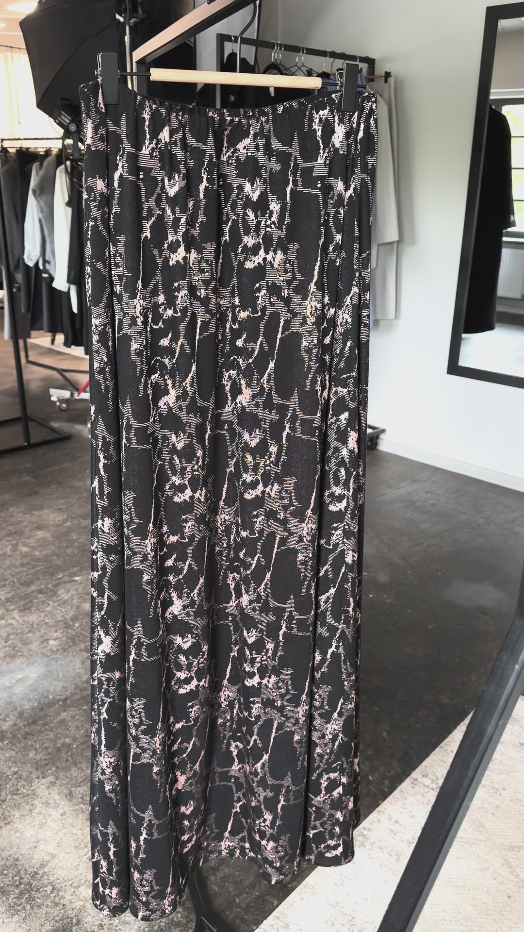 Long skirt Sable Noir