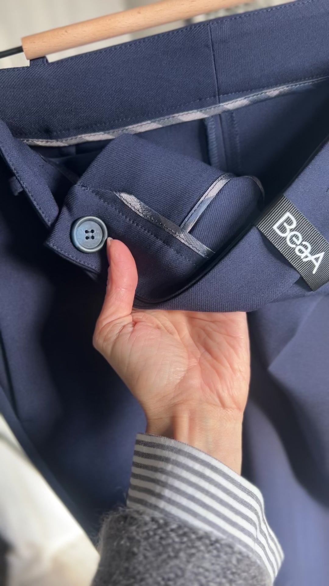 Regular-fit trousers Navy