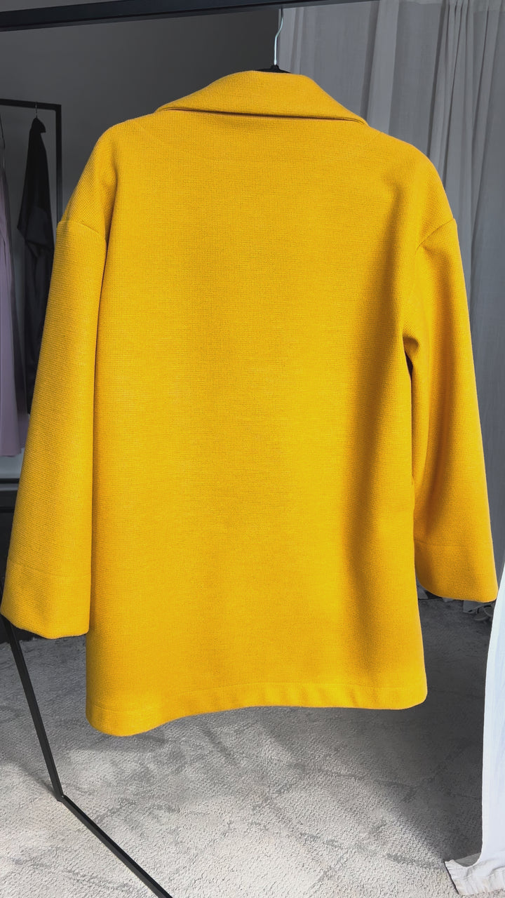 Пальто-блейзер Yellow Saffron