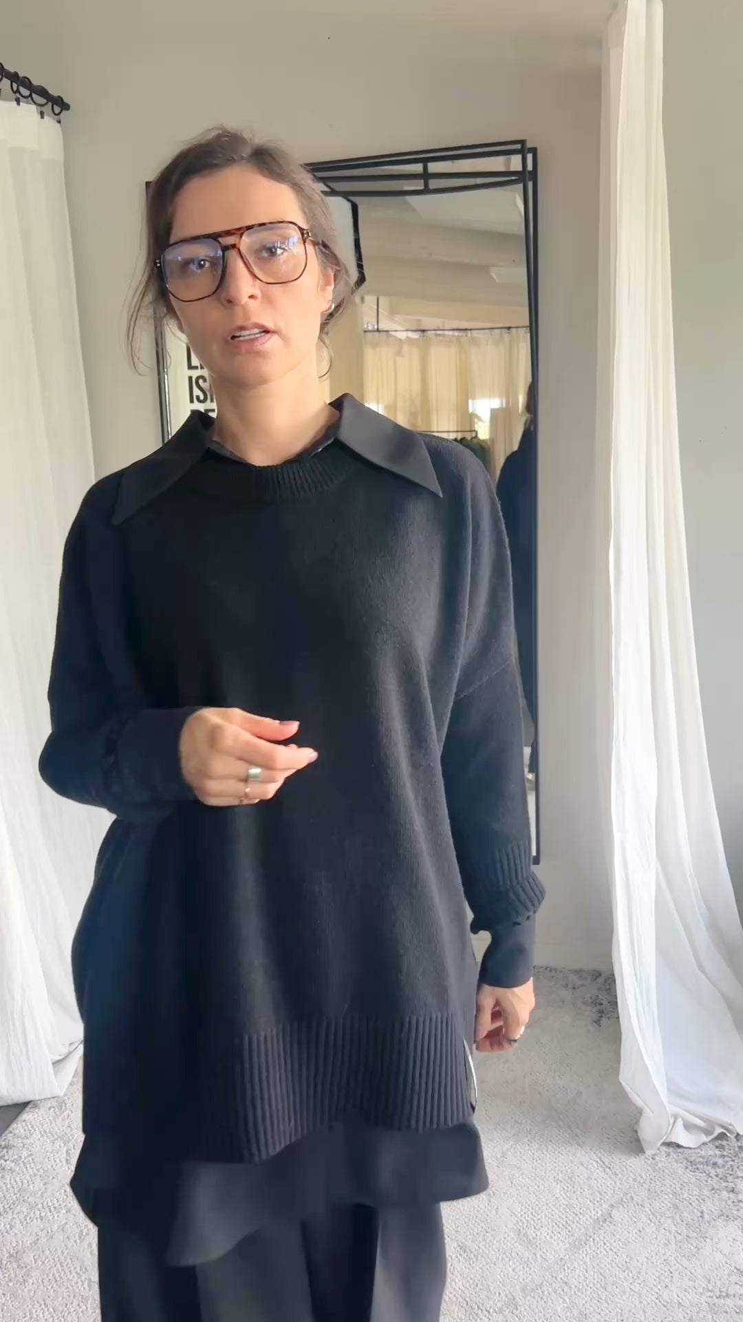 Wool Sweater Black