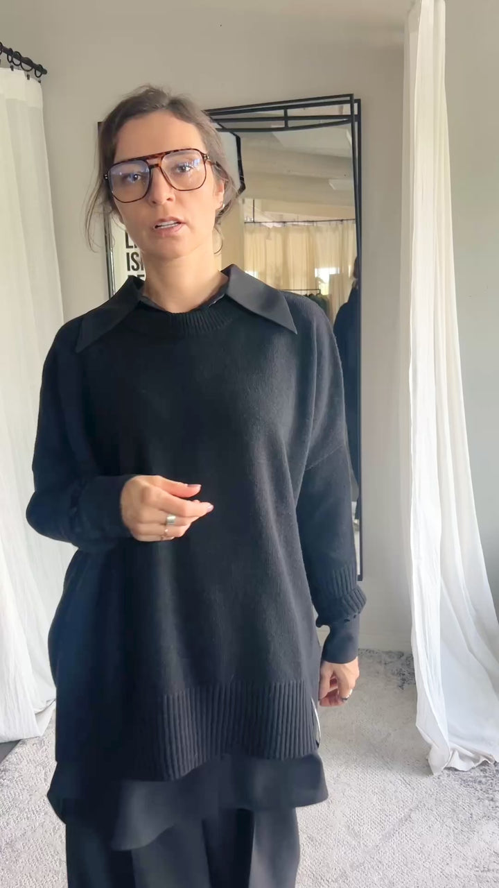 Wool Sweater Black
