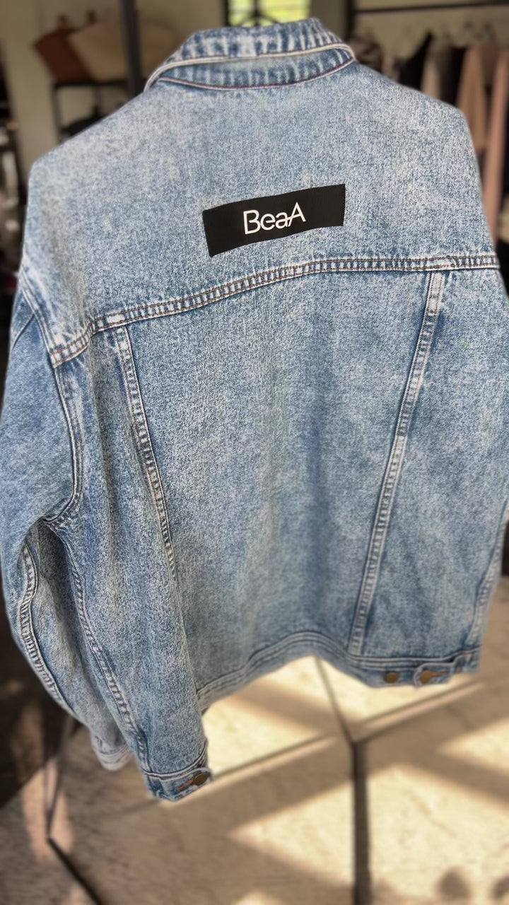 Vintage džinsa jaka "Bellagio"
