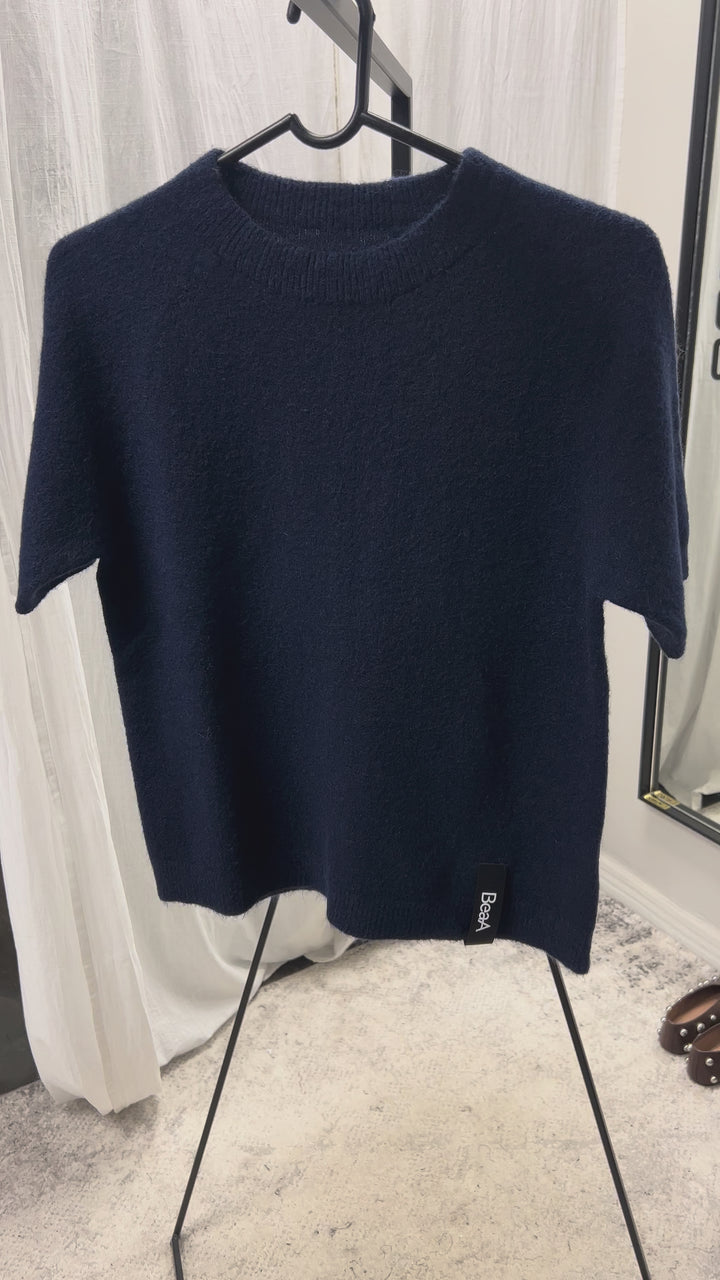 Mazuļu alpakas džemperis zilā krāsā