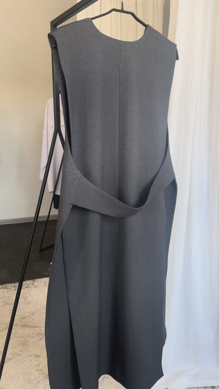 Элегантный жилет "Темно-Серый"