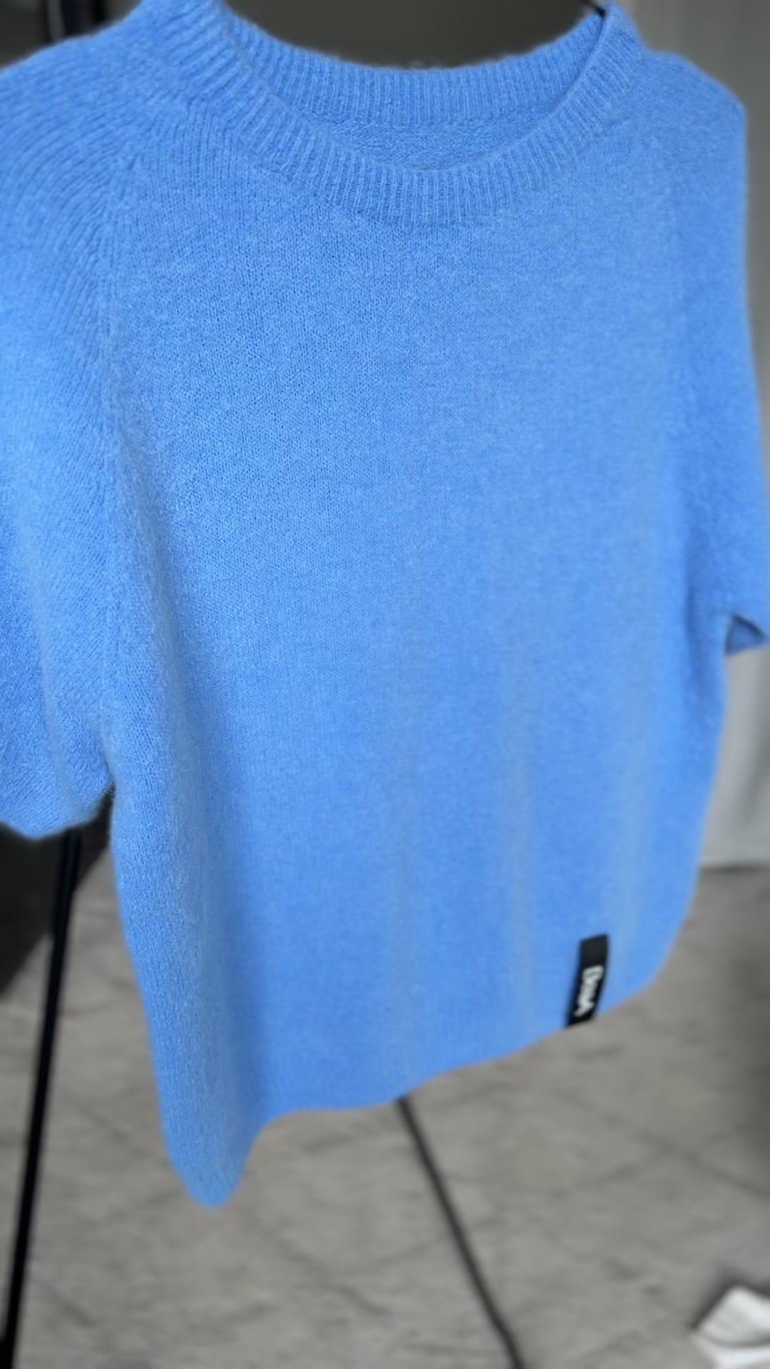 Baby Alpaca sweater Blue