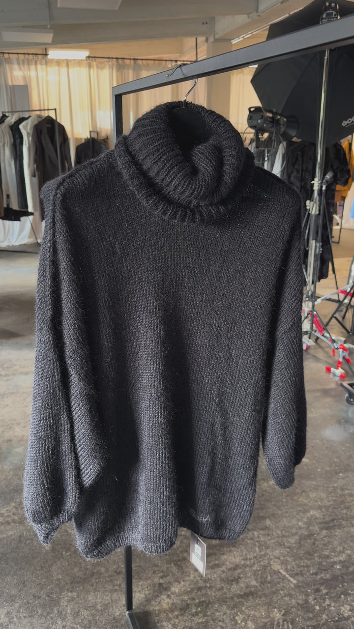 Oversized Sweater kidmohair Black