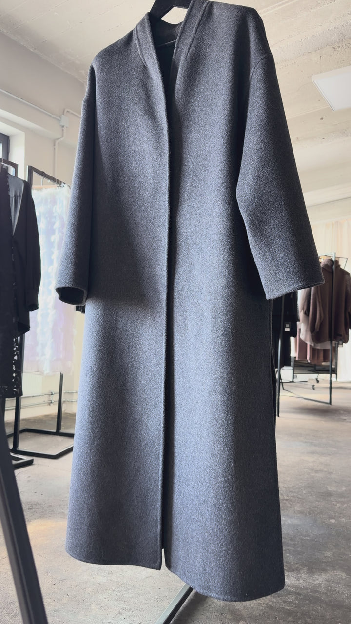 Long Double-faced wool coat