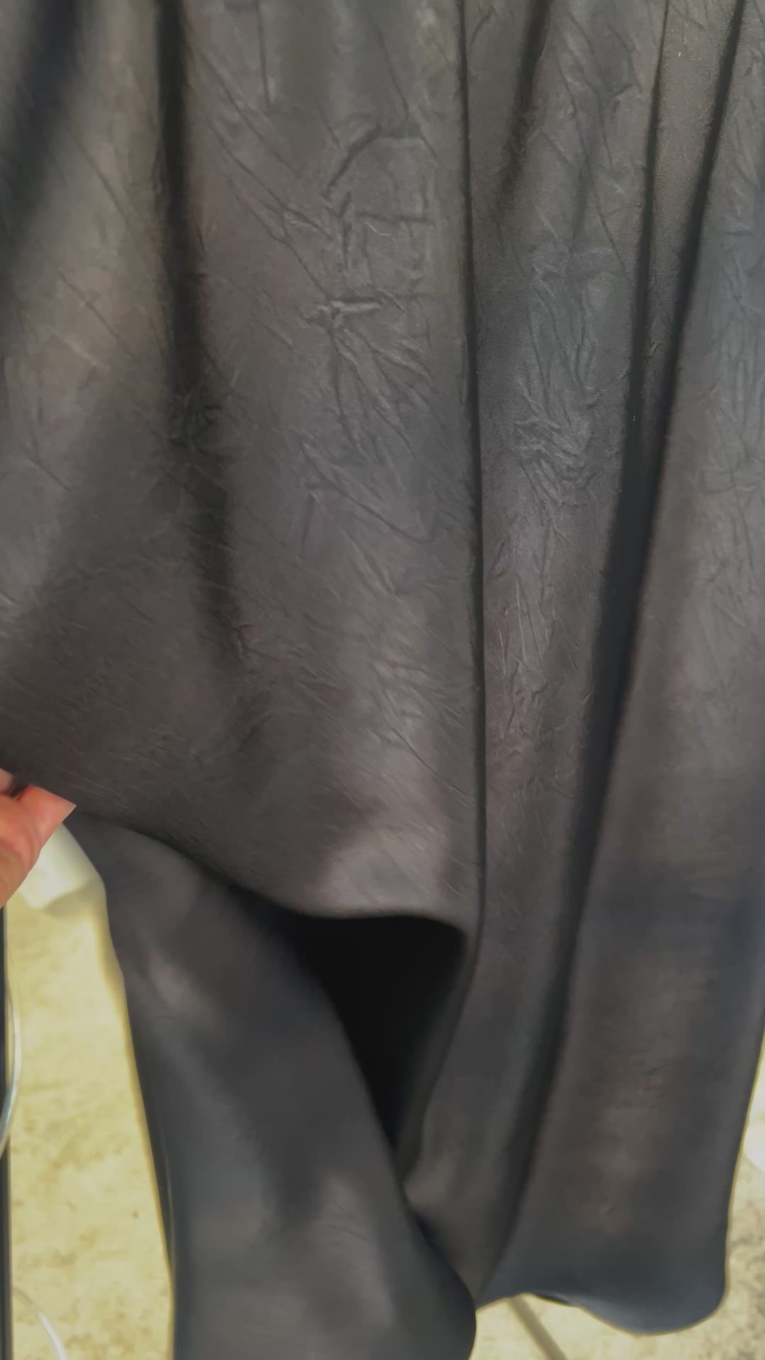 Slīpā diega zīda satīna svārki