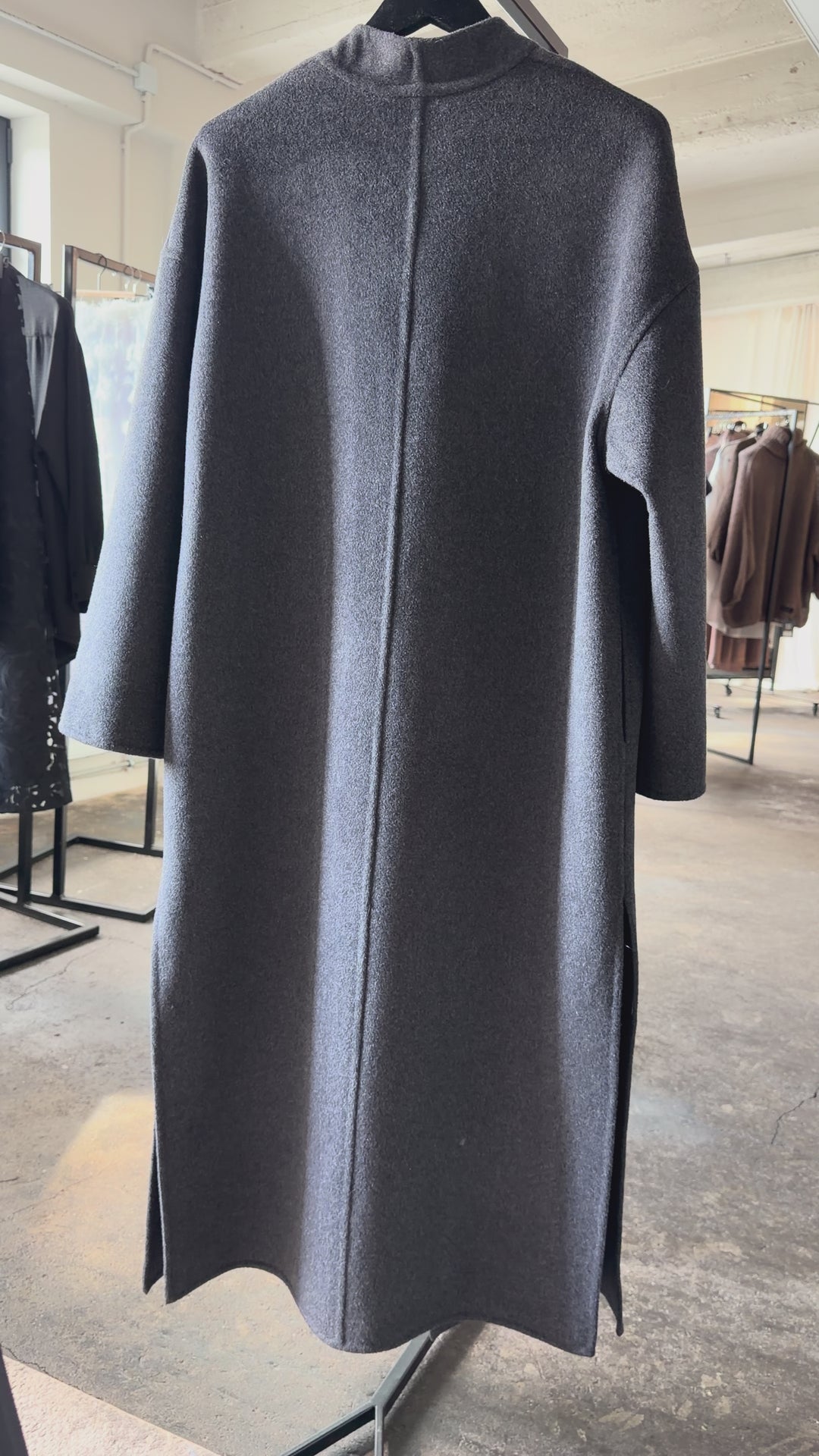 Long Double-faced wool coat