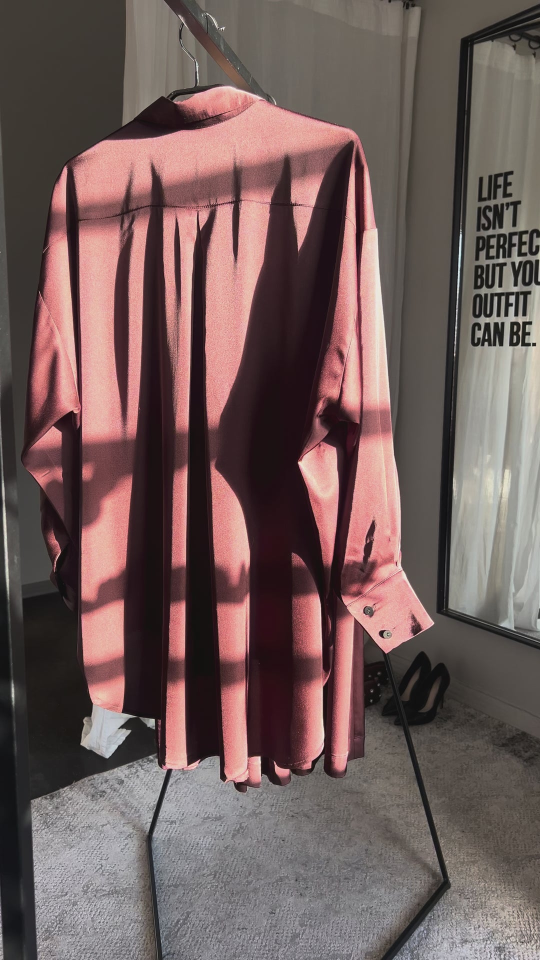 Dark Brown Silk shirt