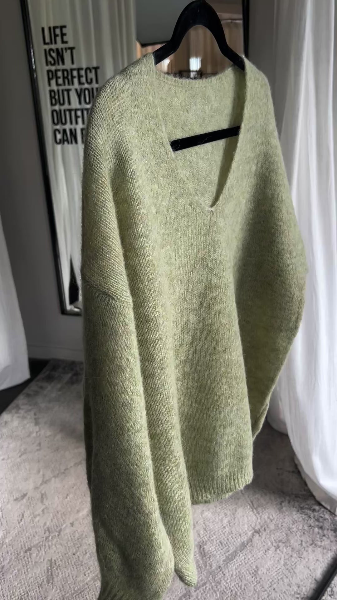 Свитер из альпаки Golden Pistachio