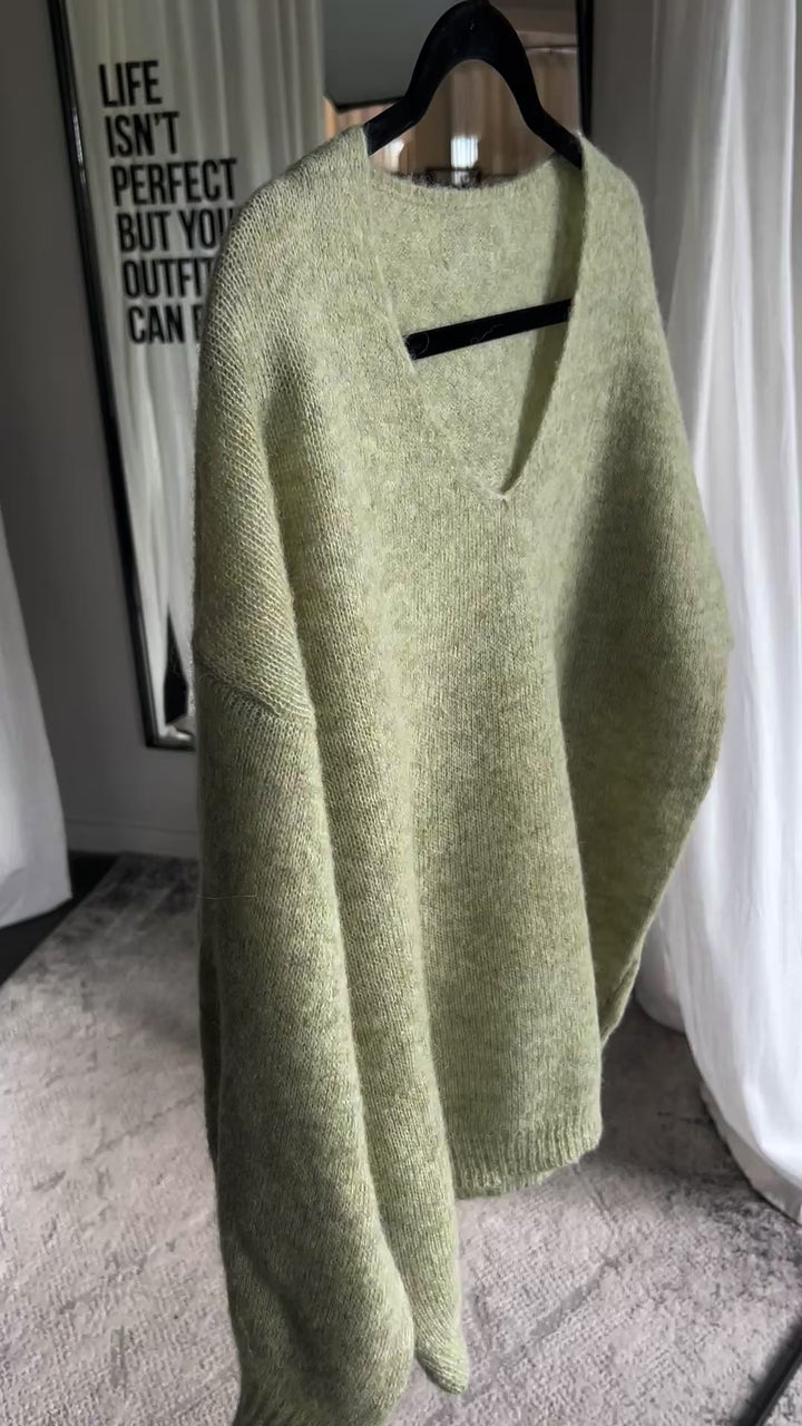 Свитер из альпаки Golden Pistachio