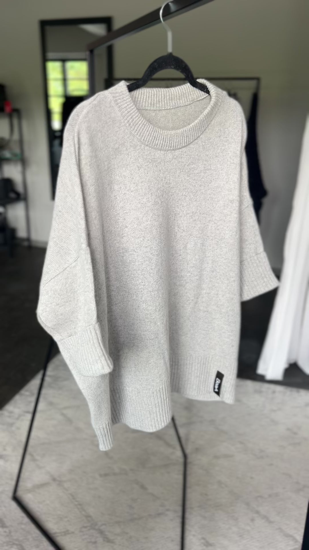 Wool Sweater Quiet Stone