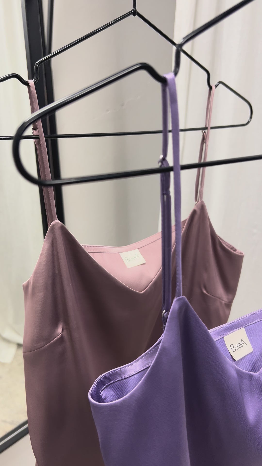 Strap tops- Dusty rose / Lilac