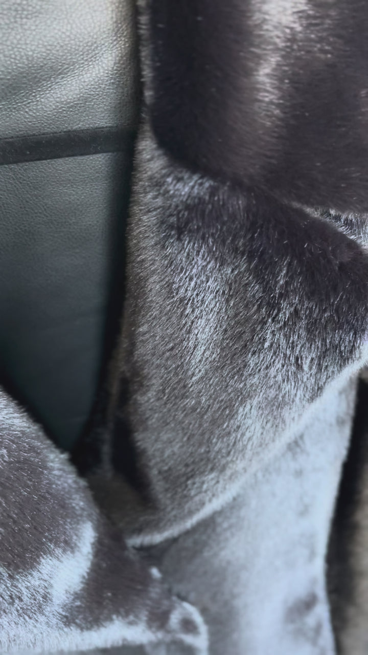 Куртка из эко-кожи/меха