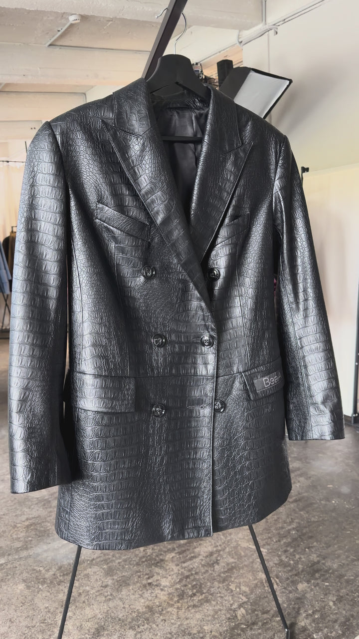 Eko ādas žakete Noir Croc