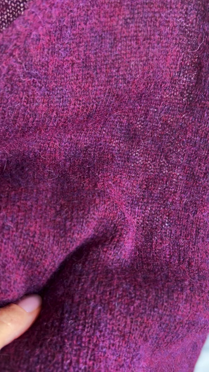 Light Alpaca sweater Royal Purple