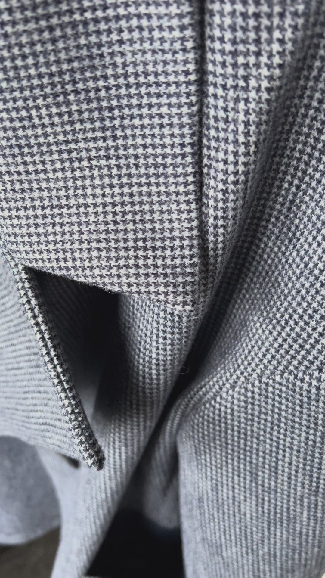 Jacket Blue Houndstooth