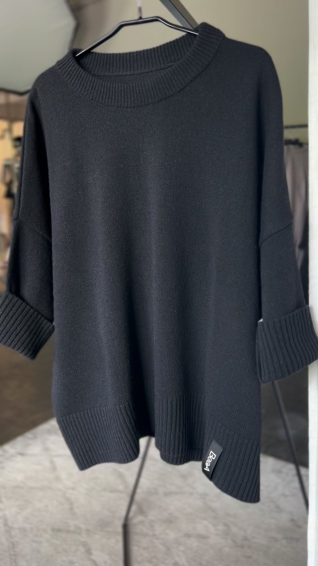 Wool Sweater Black
