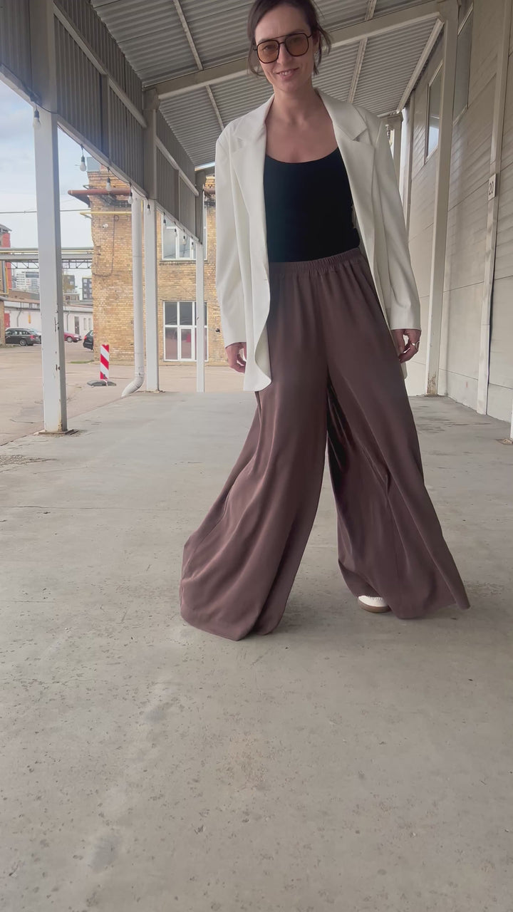 Palazzo Trousers Espresso