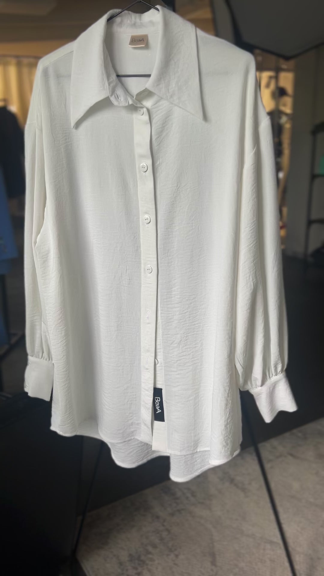 Textured Blouse White