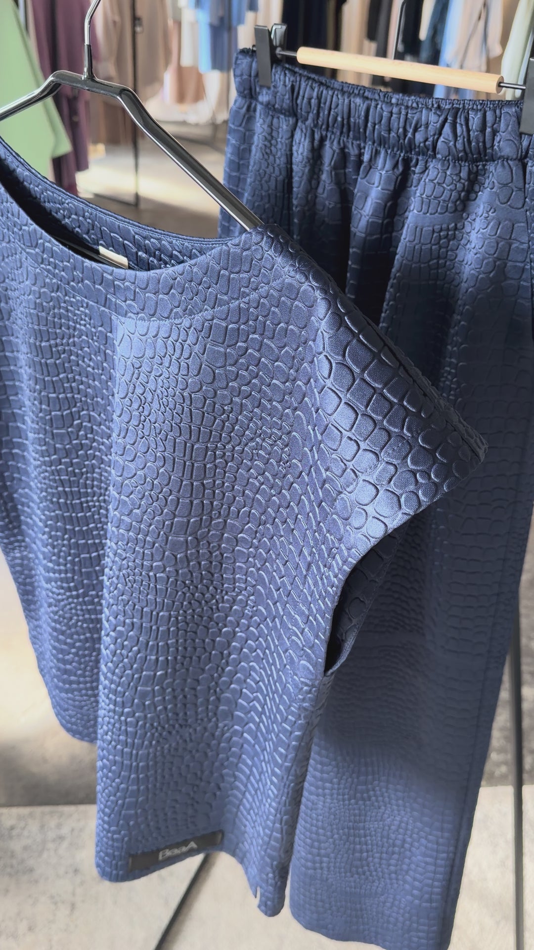 Python Top Gray/Dark Blue