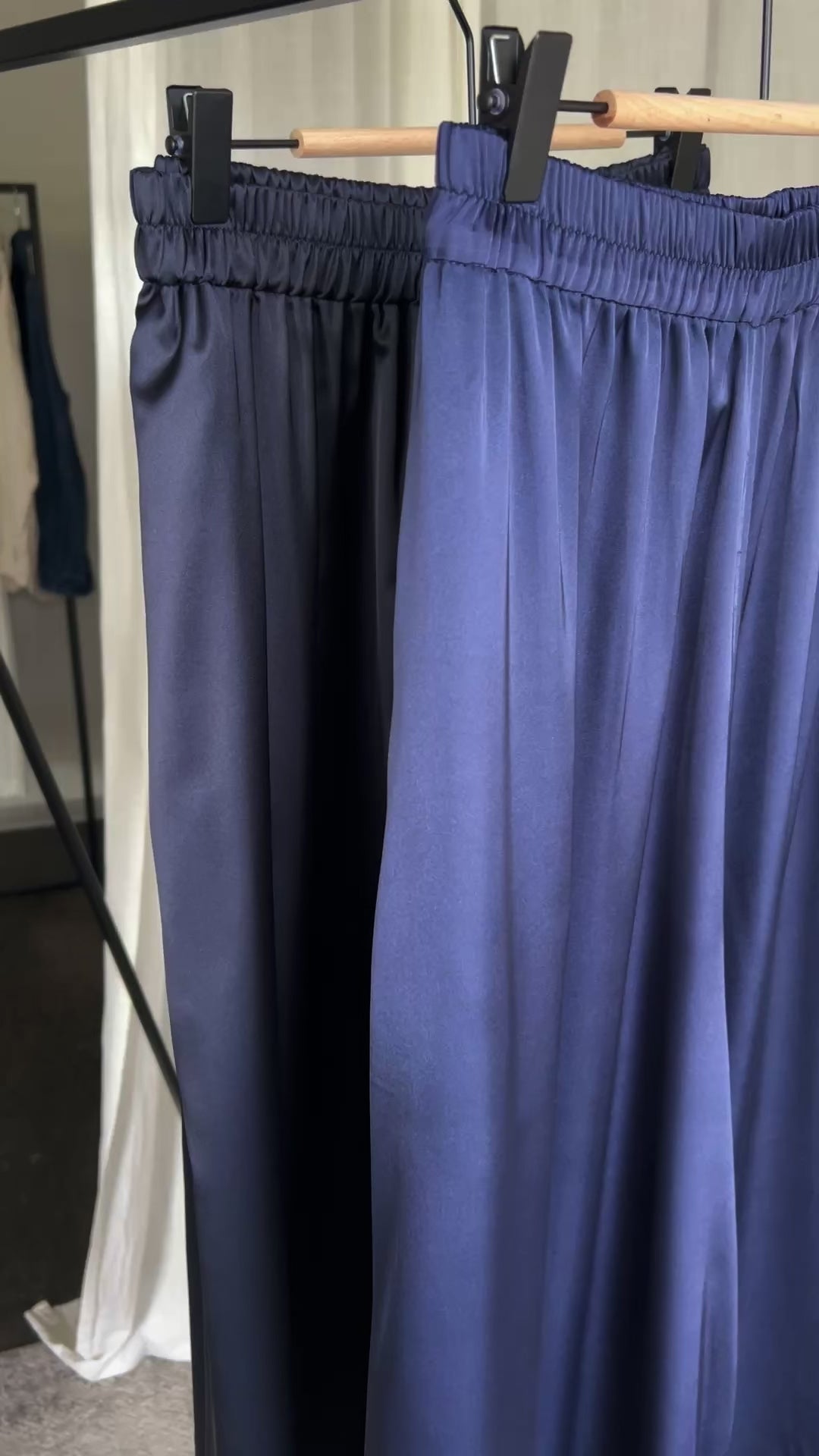 Palazzo trousers Dark Blue