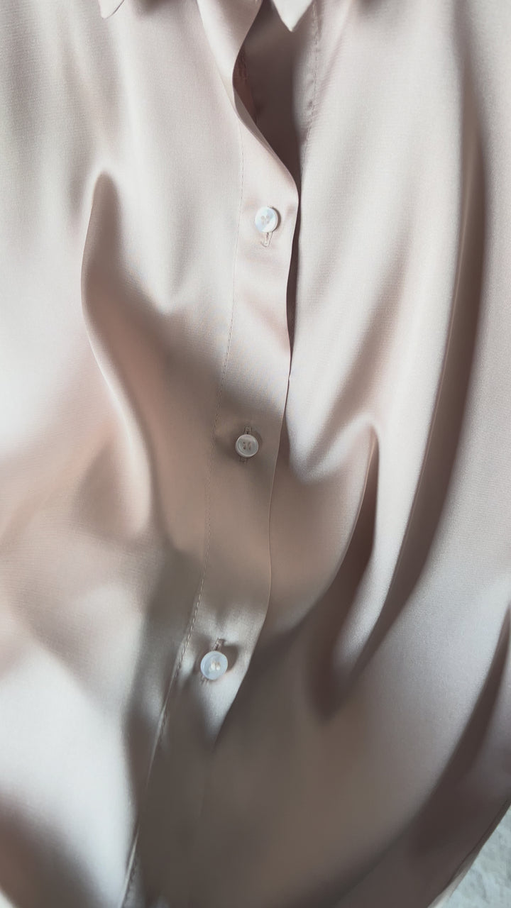 Шелковая рубашка Шампанское