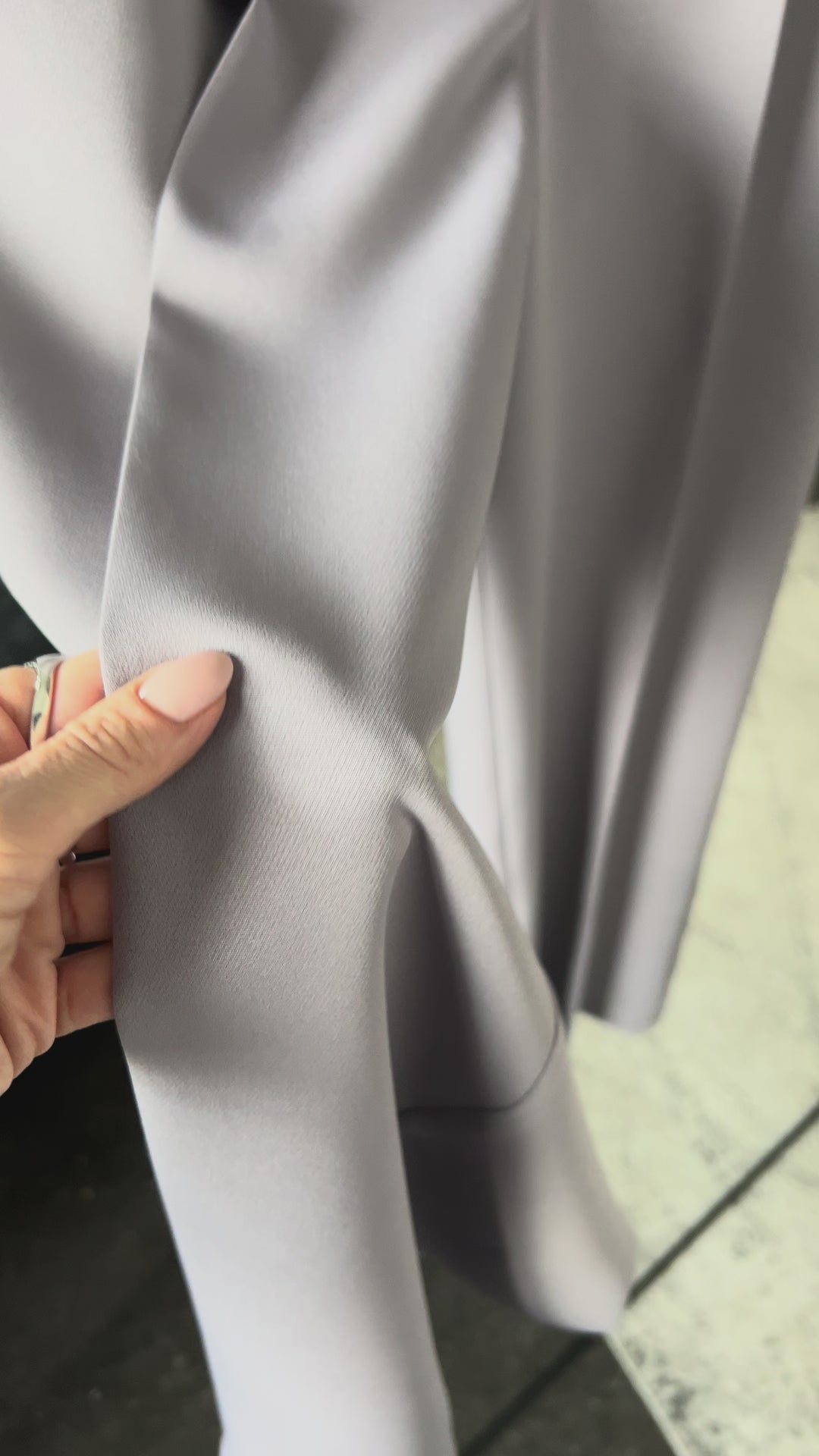  Klasiskas bikses Lavanda pelēkas