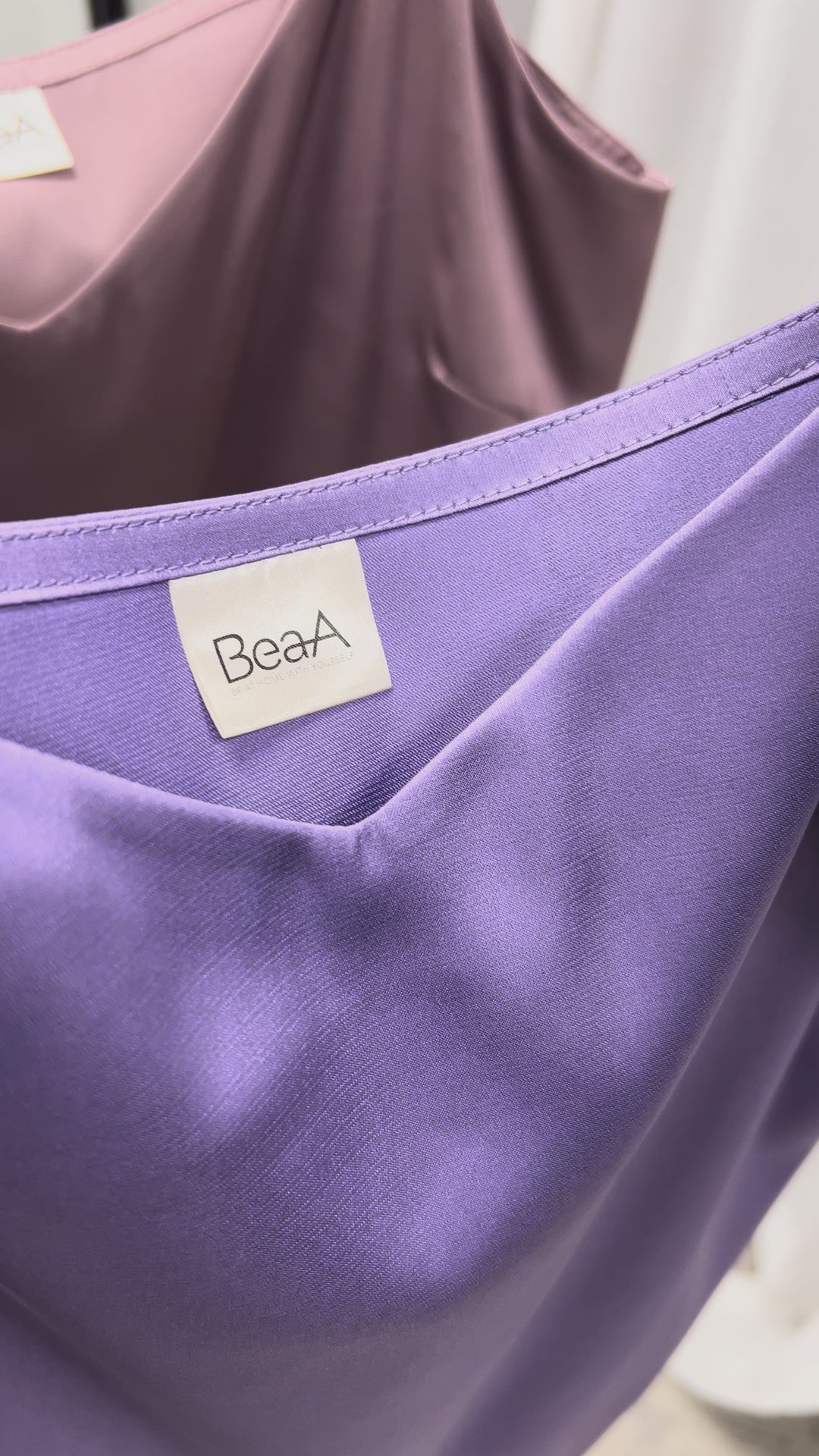 Strap tops- Dusty rose / Lilac