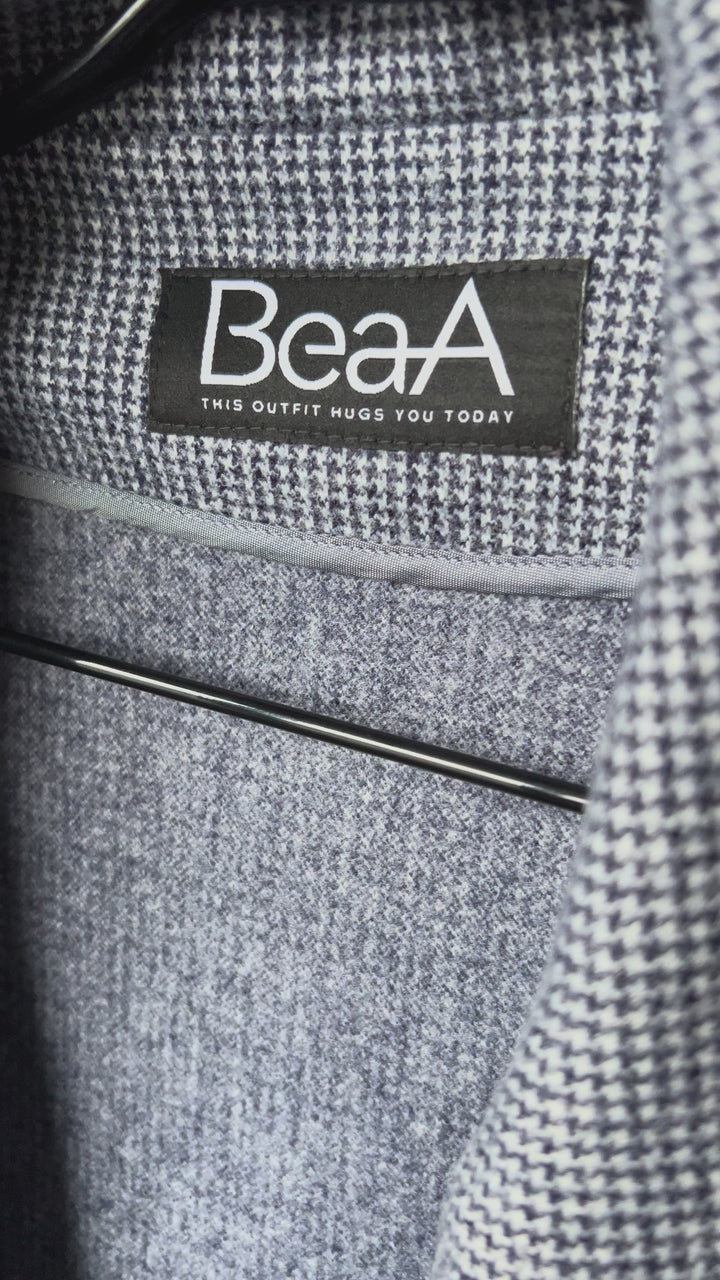 Jacket Blue Houndstooth