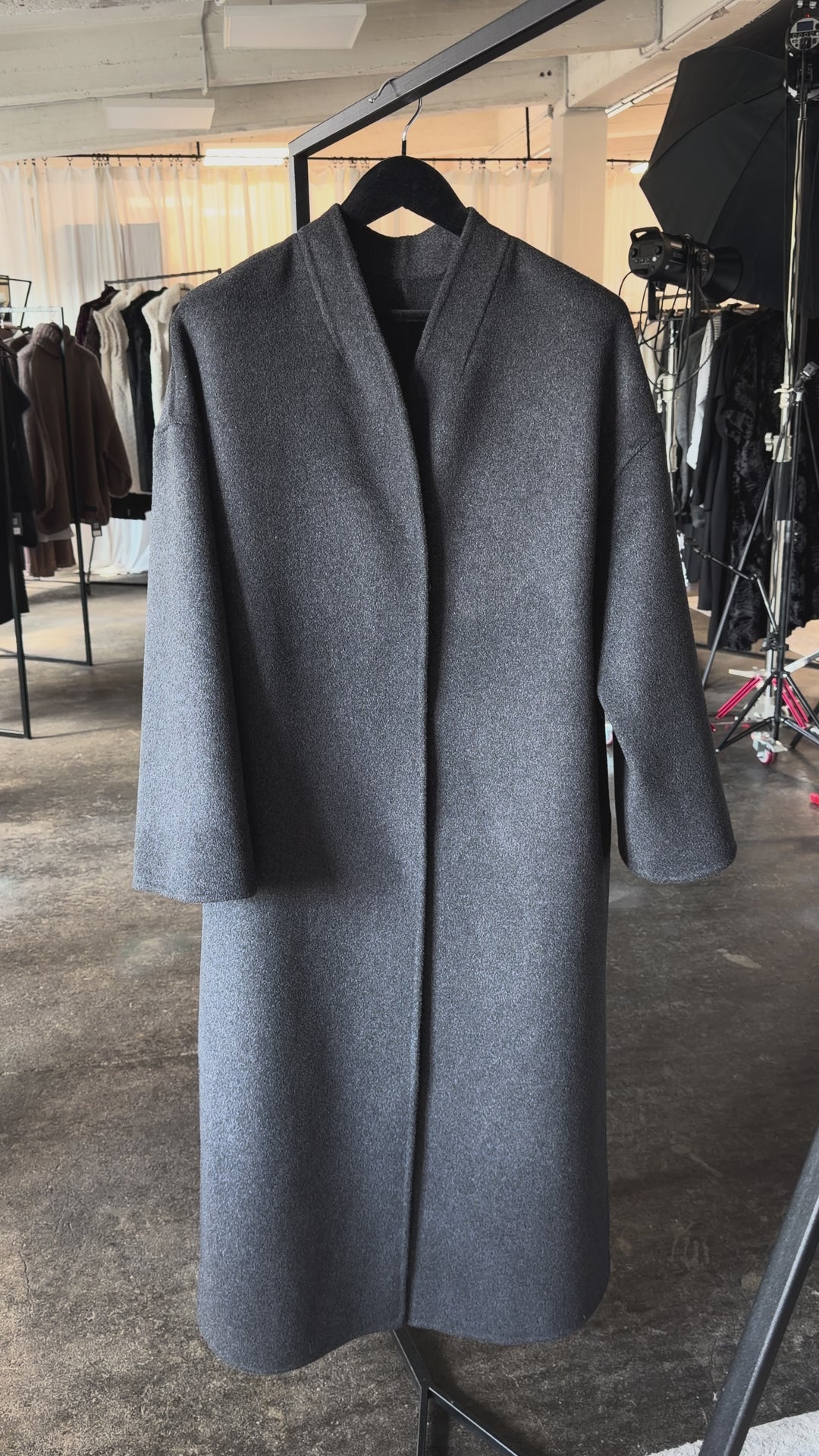 Long Double-faced wool coat