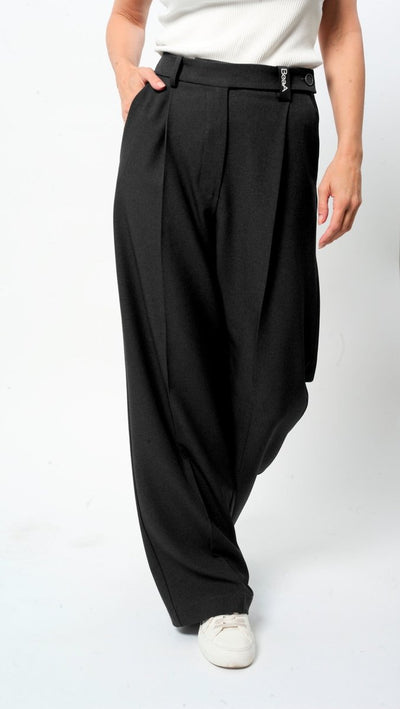 Regular-fit Trousers Black/Gray