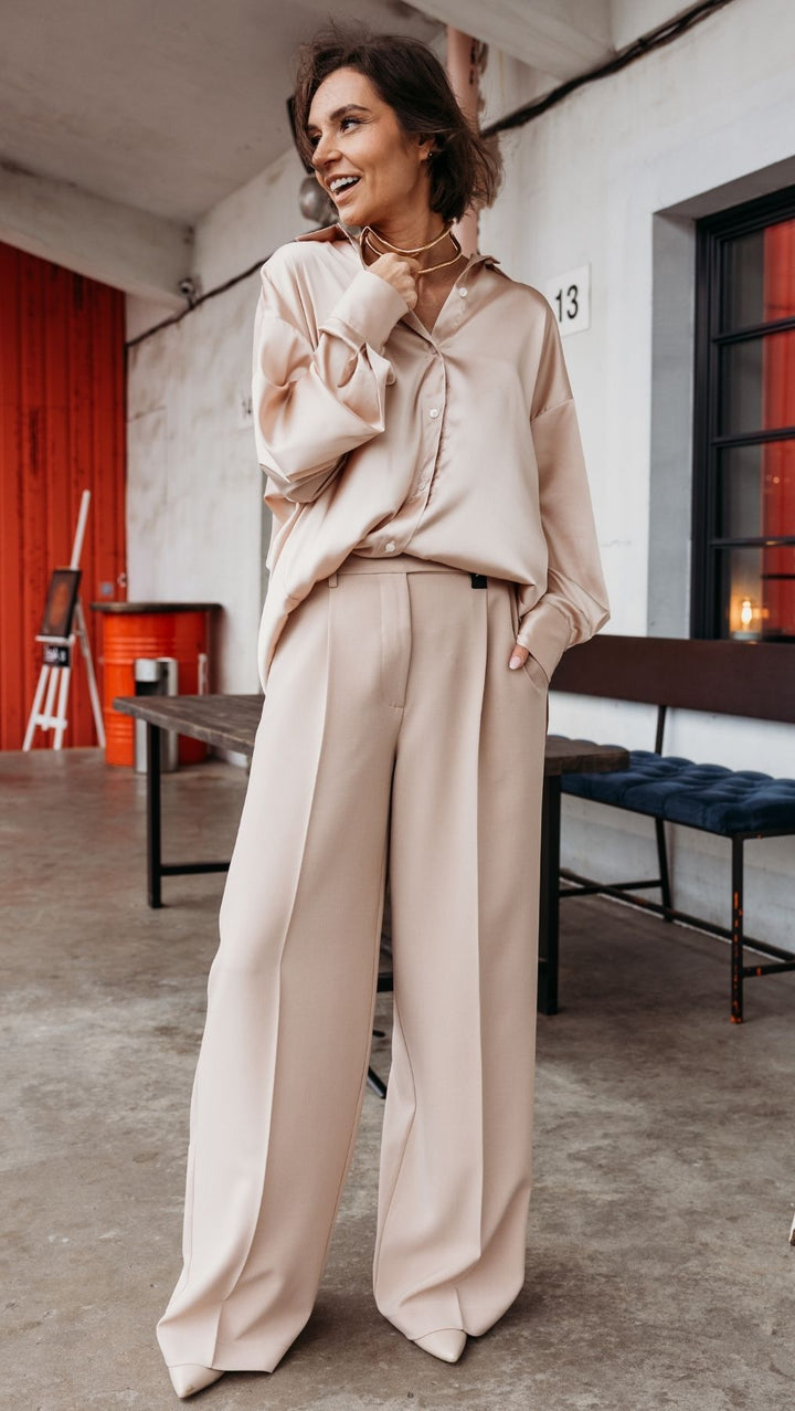 Regular - fit trousers Beige - BeaA - Be At Home with Yourself - Trousers