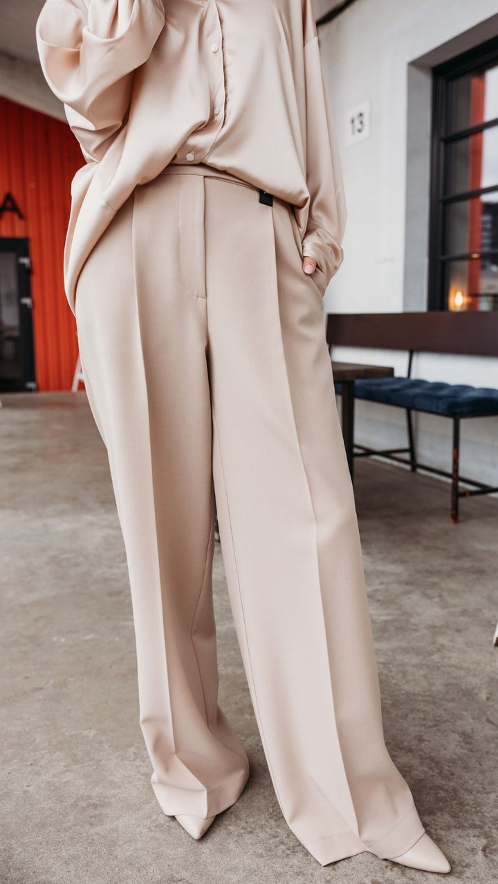 Regular - fit trousers Beige - BeaA - Be At Home with Yourself - Trousers