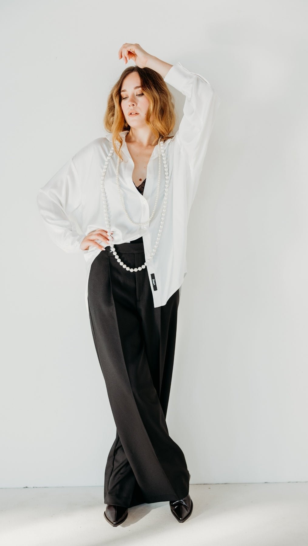 Regular - fit Trousers Black/Gray - BeaA - Be At Home with Yourself - Trousers