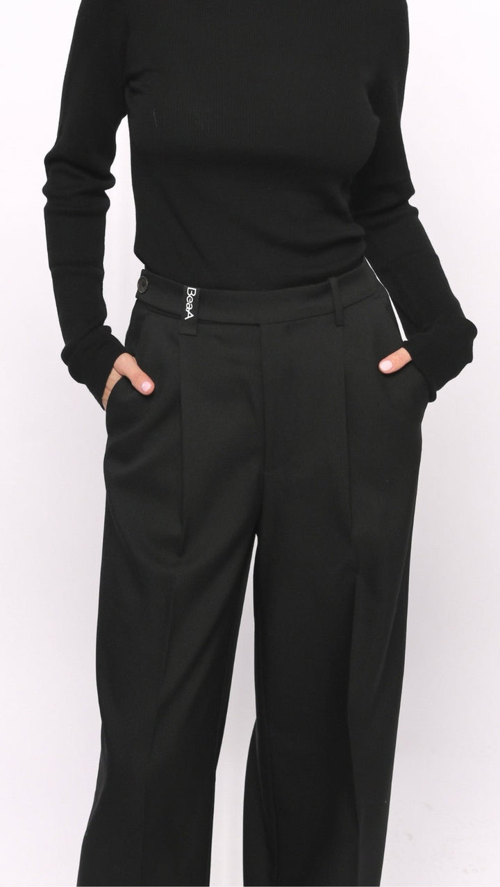 Regular - fit Trousers Black/Gray - BeaA - Be At Home with Yourself - Trousers