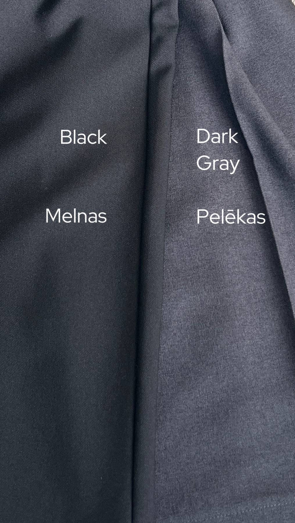 Regular - fit Trousers Black/Gray - BeaA - Be At Home with Yourself - Trousers