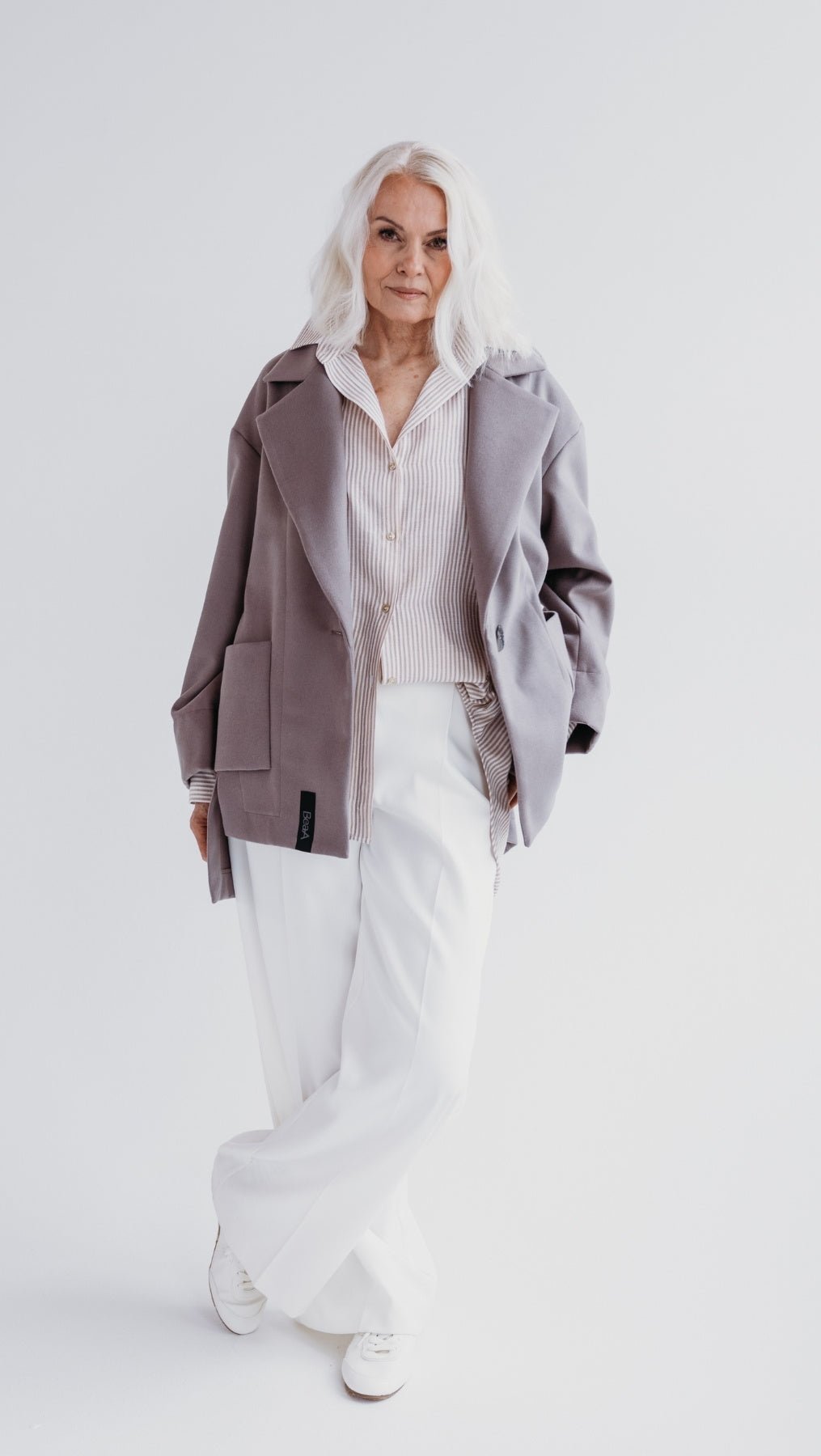 Regular - fit trousers Milk white - BeaA - Be At Home with Yourself - Trousers