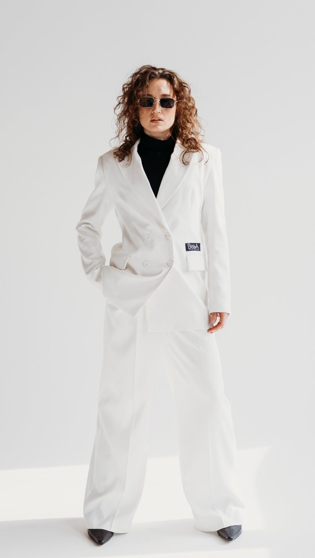 Regular - fit trousers Milk white - BeaA - Be At Home with Yourself - Trousers