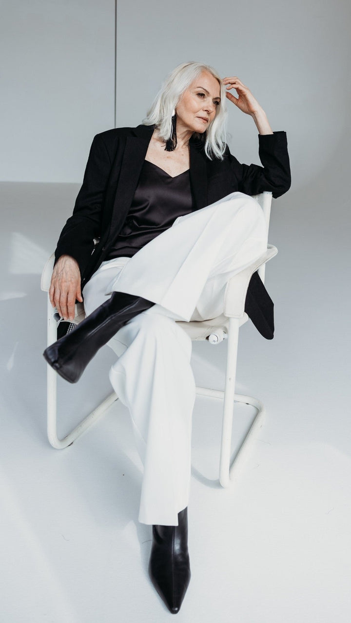 Regular - fit trousers Milk white - BeaA - Be At Home with Yourself - Trousers