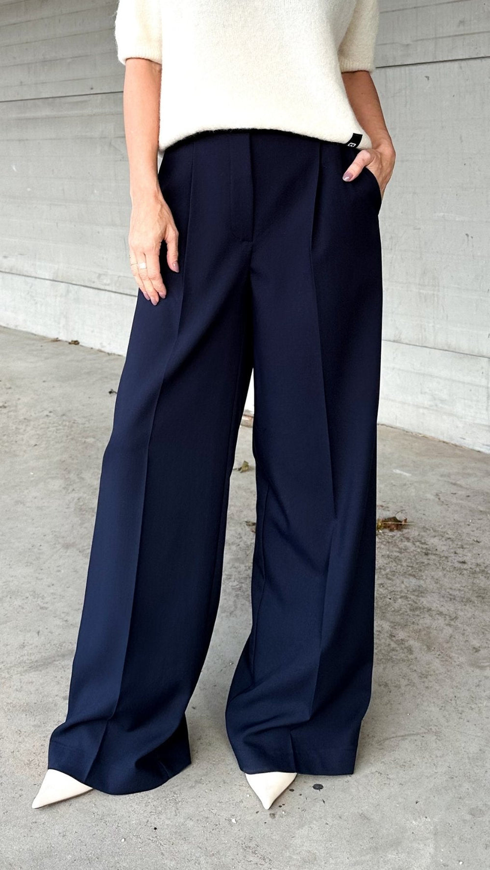 Regular - fit trousers Navy - BeaA - Be At Home with Yourself - Trousers