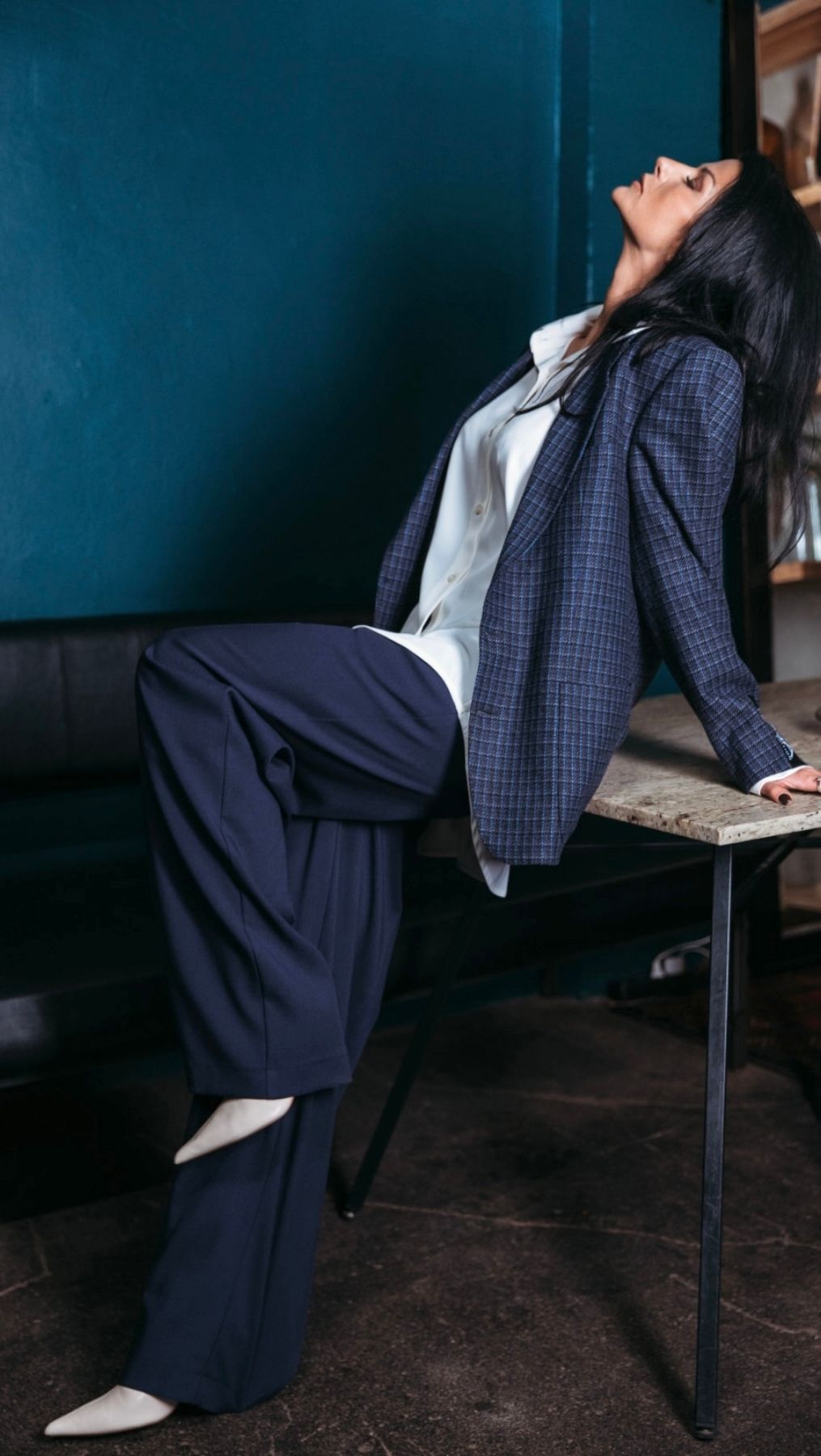 Regular - fit trousers Navy - BeaA - Be At Home with Yourself - Trousers