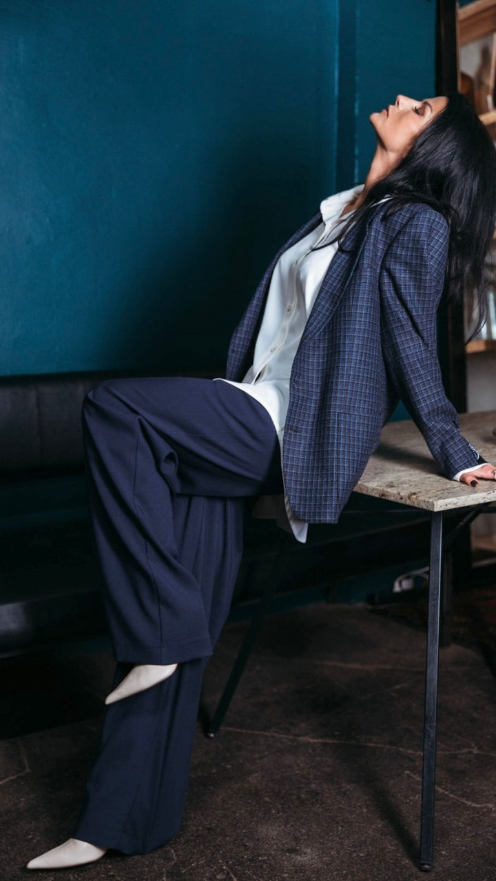 Regular - fit trousers Navy - BeaA - Be At Home with Yourself - Trousers