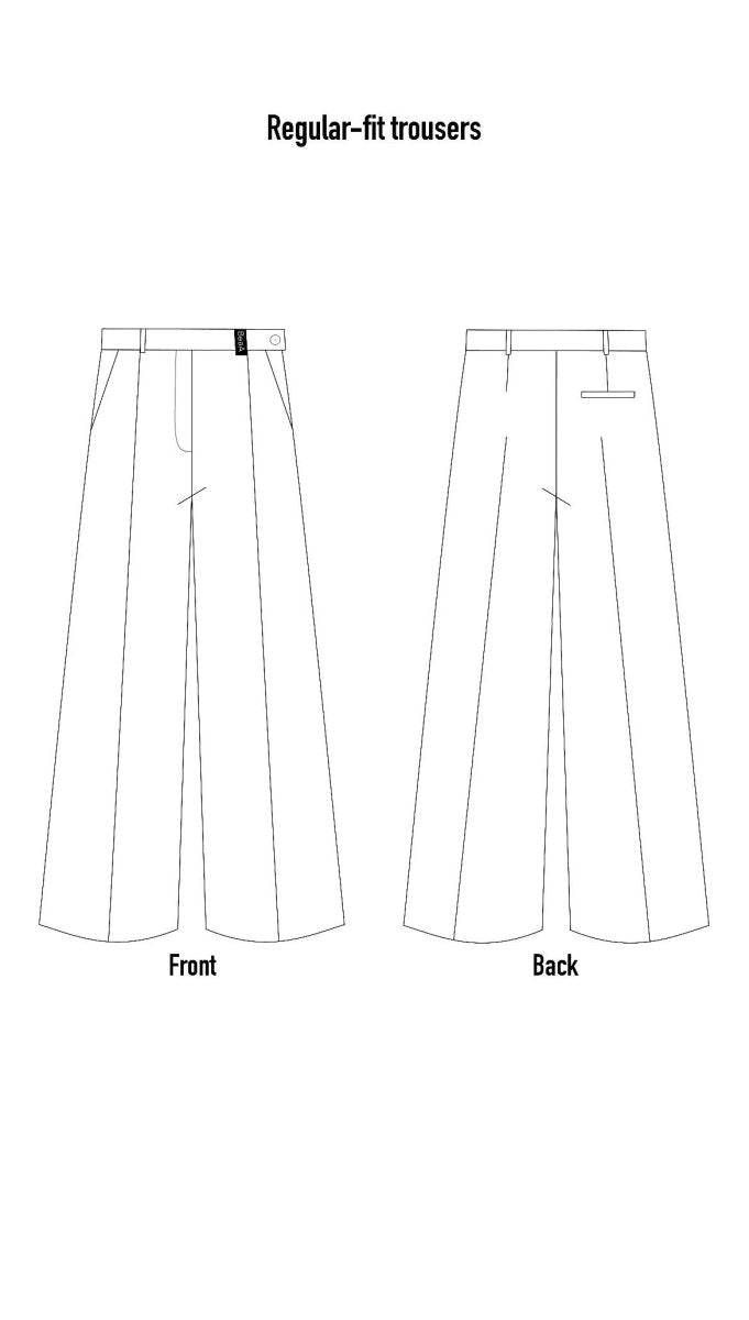 Regular - fit trousers Navy - BeaA - Be At Home with Yourself - Trousers