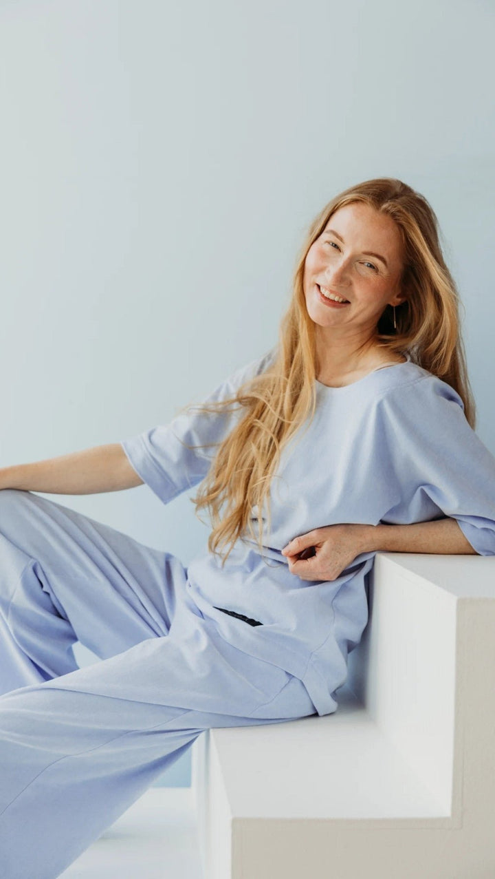 Relax wear set Blue - BeaA - Be At Home with Yourself - Loungewear
