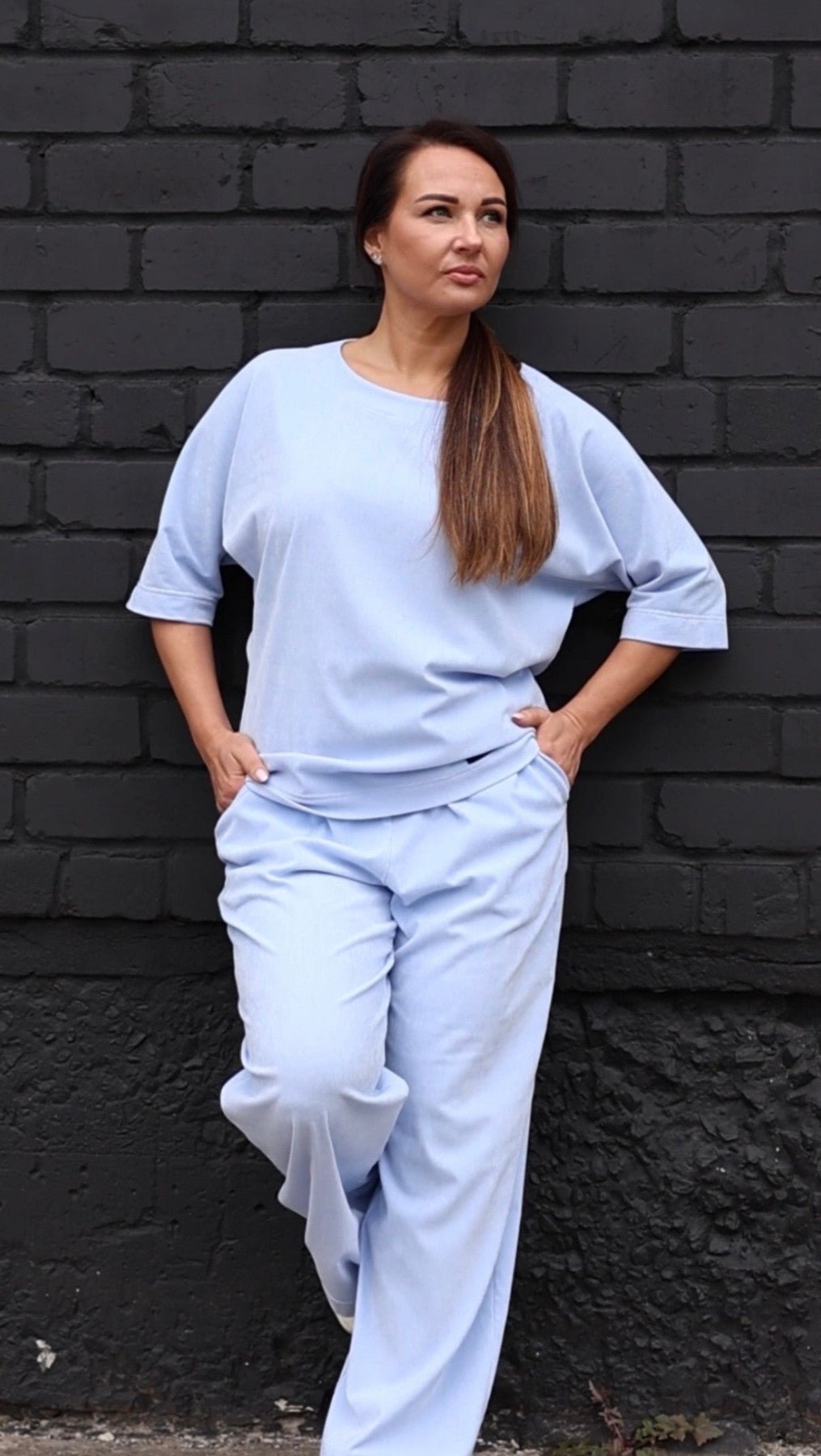 Relax wear set Blue - BeaA - Be At Home with Yourself - Loungewear