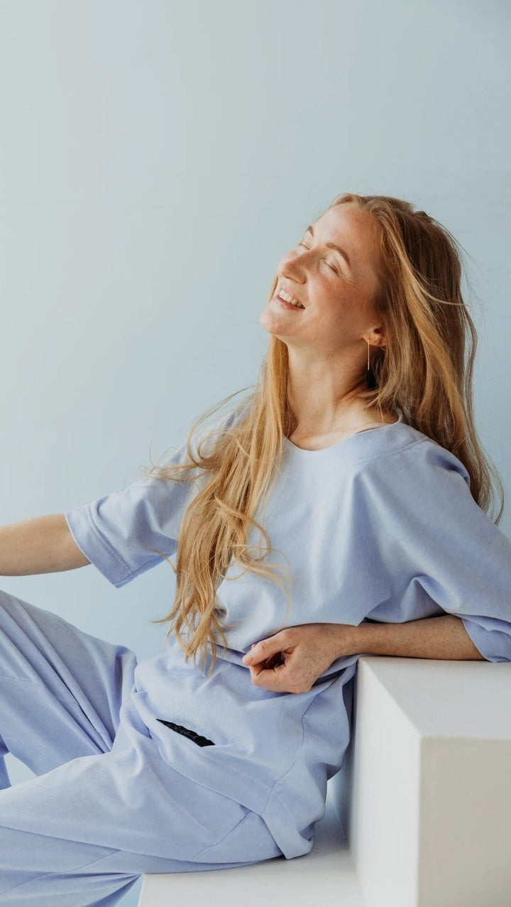 Relax wear set Blue - BeaA - Be At Home with Yourself - Loungewear